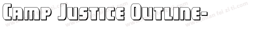 Camp Justice Outline字体转换